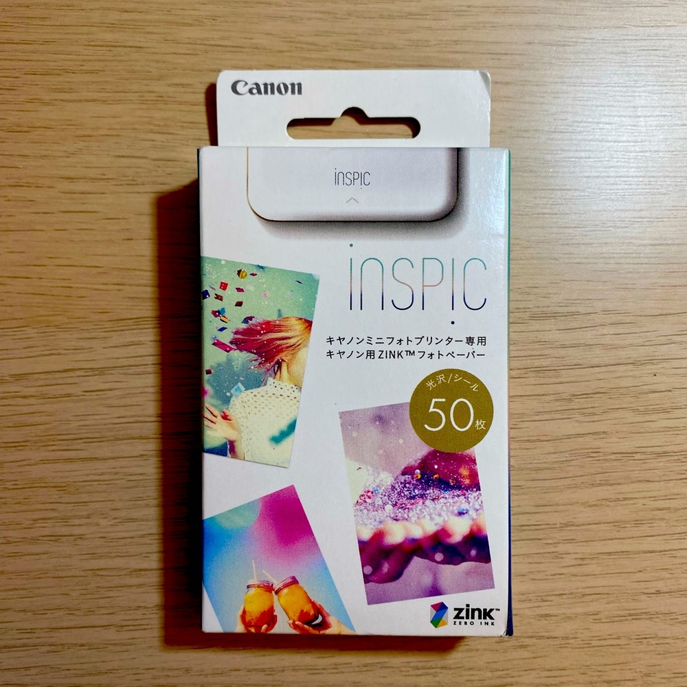 Canon ZINK ZP-2030-50 - Glossy self-adhesive photo paper for IVY Zoemin iNSPiC